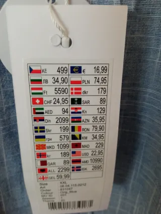 Camisa caballero sin estrenar,manga corta