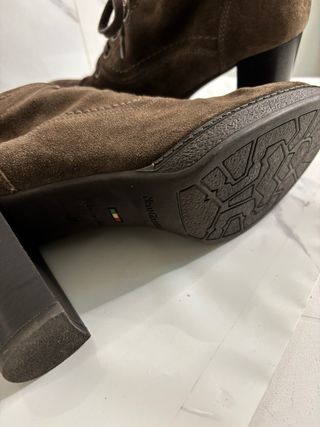 Stivali Nero Giardini camoscio marrone