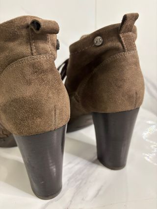 Stivali Nero Giardini camoscio marrone