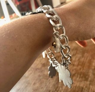 Bracciale Cheap Monday Margherita Argento Bianco