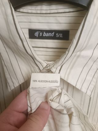 Camisa PLAYER 1 Rayas Talla XL Algodón