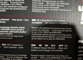 Pistola impacto parkside PERFORMANCE 20v