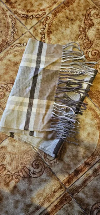 Sciarpa uomo 167cm beige/marrone