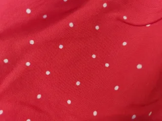 Top Corto Rojo Lunares