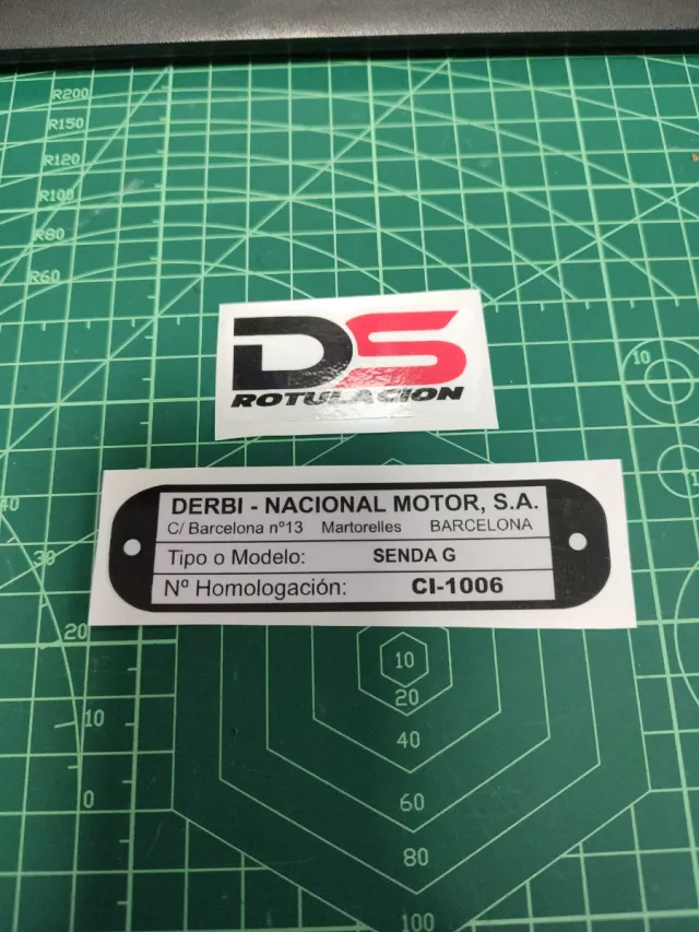 Homologación Derbi Senda G CI-1006