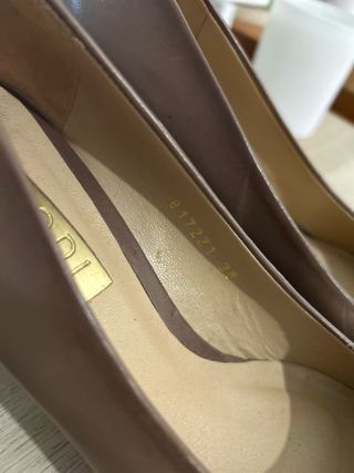 Zapatos de tacón piel Lodi Marrones Talla 38