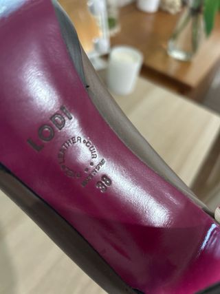 Zapatos de tacón piel Lodi Marrones Talla 38
