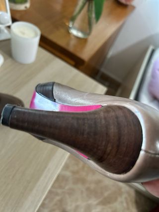 Zapatos de tacón piel Lodi Marrones Talla 38