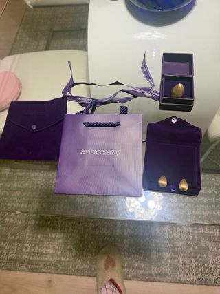 Pendientes y anillo Aristocracy dorados