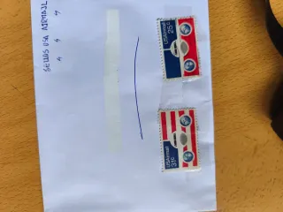 Sellos USA Airmail,Bélgica,Francia.