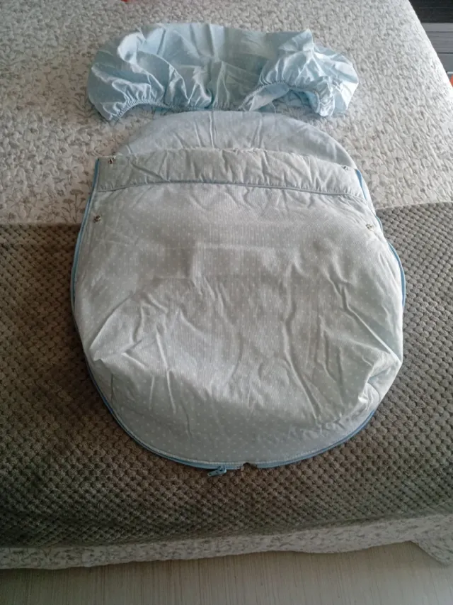 Saco Maxicosi Bebé Azul Estrellitas