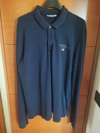 Maglia Napapijri Uomo Blu Manica Lunga M