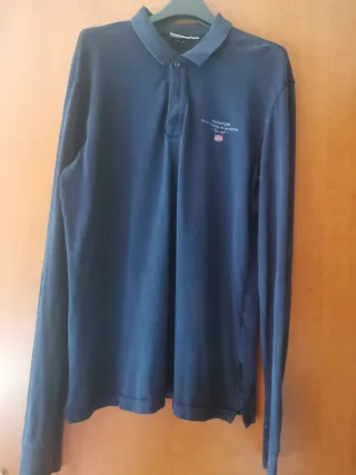 Maglia Napapijri Uomo Blu Manica Lunga M