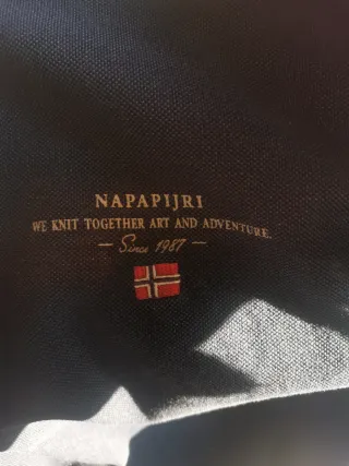 Maglia Napapijri Uomo Blu Manica Lunga M