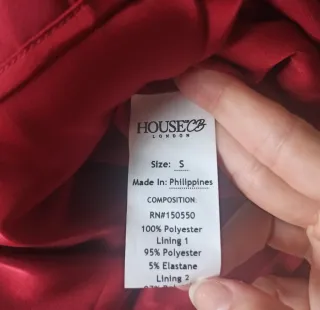 Vestido de fiesta rojo