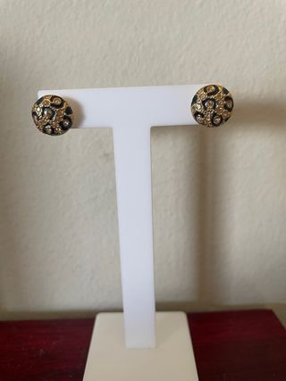Pendientes Guess Dorados y Negros