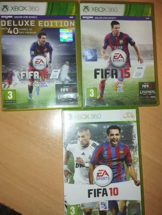 Xbox 360 FIFA 16, 15 y 10