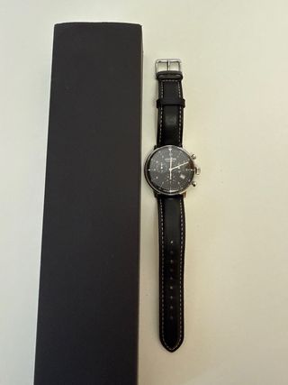 Reloj Junkers Bauhaus Negro y Plateado