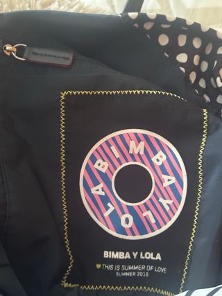 Bolso Bimba y Lola estampado tropical