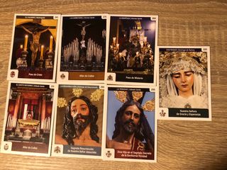 Lote Tarjetas Religiosas Sevilla Semana Santa