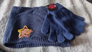 Conjunto Bufanda y Guantes Niña