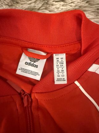 Chaqueta Adidas Roja Original