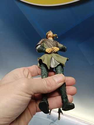 3 FIGURAS ARTICULADAS DE EL SEÑOR DE LOS ANILLOS (LORD OF THE RINGS) - 2003