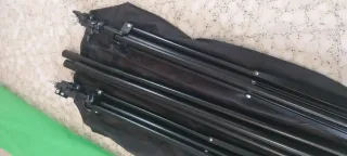 Trípodes con tela de crhoma