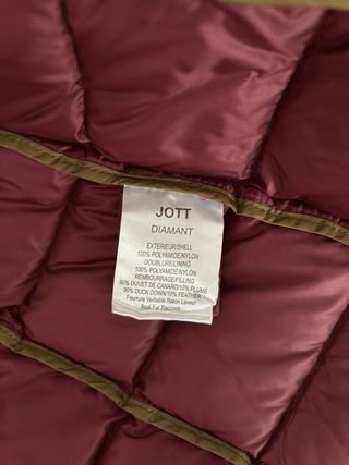 Plumífero Jott Diamant Burdeos Talla S