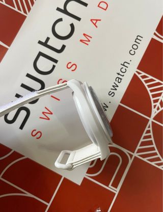 Omega x Swatch Mission to Moonphase Snoopy bianco