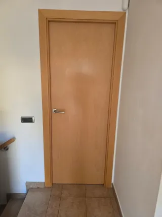 Puerta interior de madera