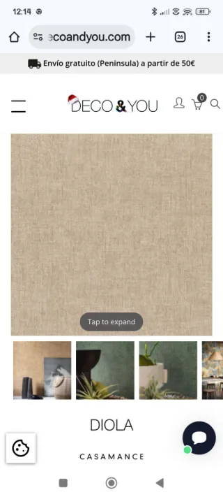 Papel pintado Casamance