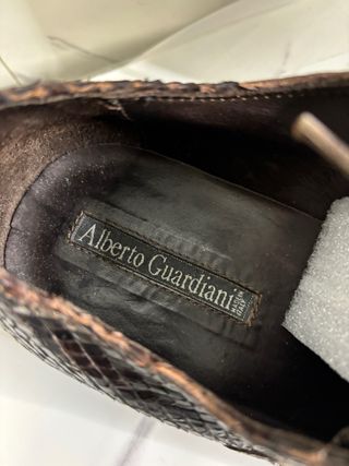Scarpe Alberto Guardiani uomo pelle marrone