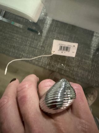 Anillo Bimba y Lola plateado nuevo