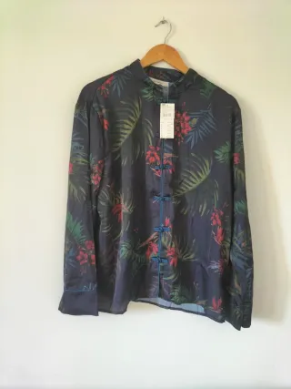 Blusa Oriental Women Secret Estampada