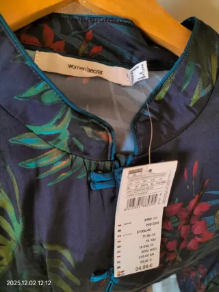 Blusa Oriental Women Secret Estampada