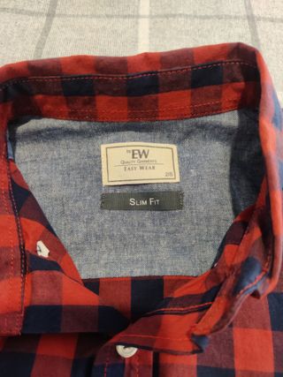 Camisa Easy Wear cuadros hombre