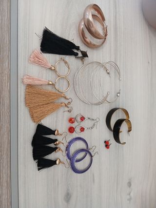 Lote de pendientes variados 11 pares
