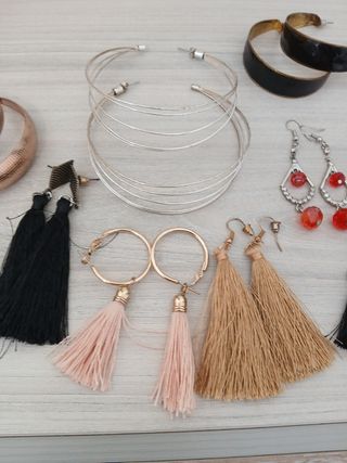 Lote de pendientes variados 11 pares