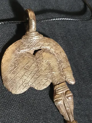 Amuleto Bronce Burkina Faso