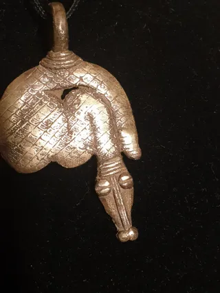 Amuleto Bronce Burkina Faso