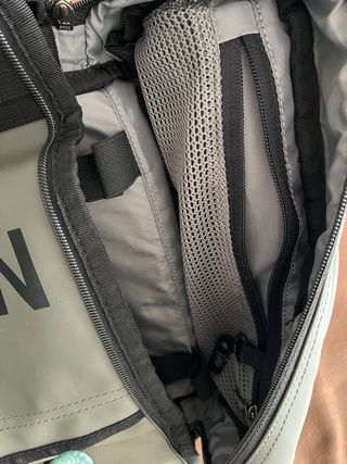 Zaino The North Face impermeabile verde scuro