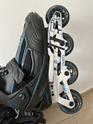 Patines en línea Oxelo negros y azules
