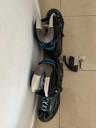 Patines en línea Oxelo negros y azules