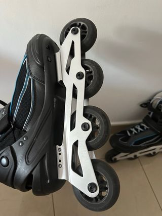 Patines en línea Oxelo negros y azules