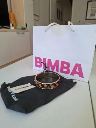 Pulsera Bimba y Lola Dorada Multicolor. ORIGINAL