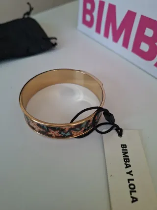 Pulsera Bimba y Lola Dorada Multicolor. ORIGINAL