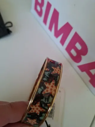 Pulsera Bimba y Lola Dorada Multicolor. ORIGINAL