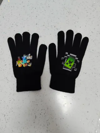 Guanti Minecraft bimbo nuovi