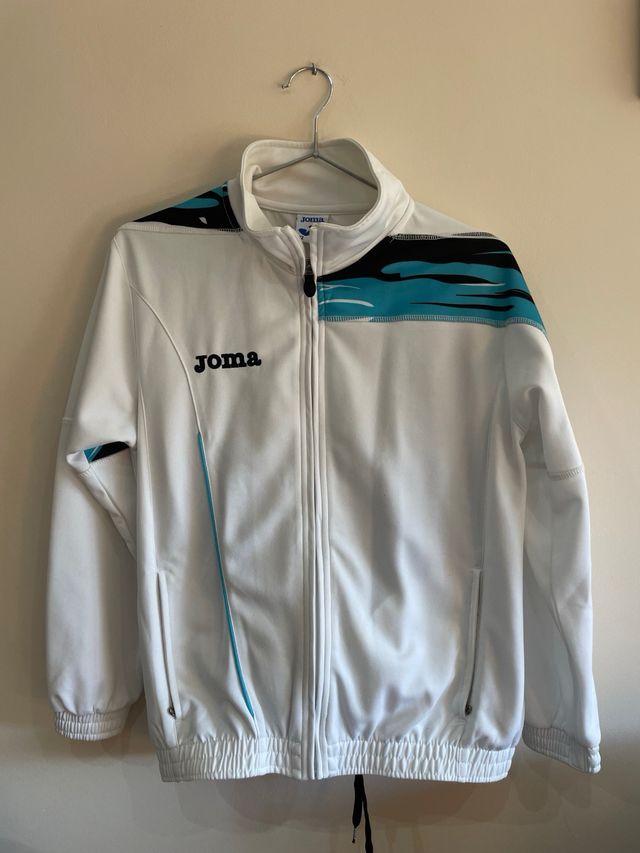 Conjunto deportivo Joma blanco y negro